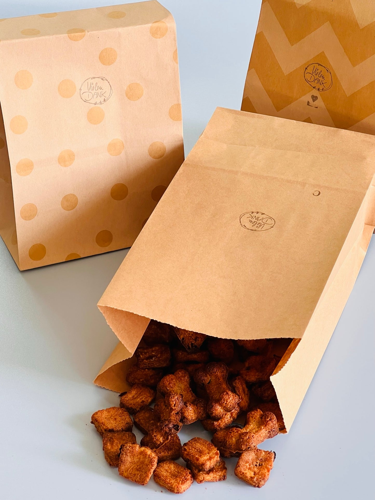 Cranberry-Erdnussbutter Cookies für Hunde