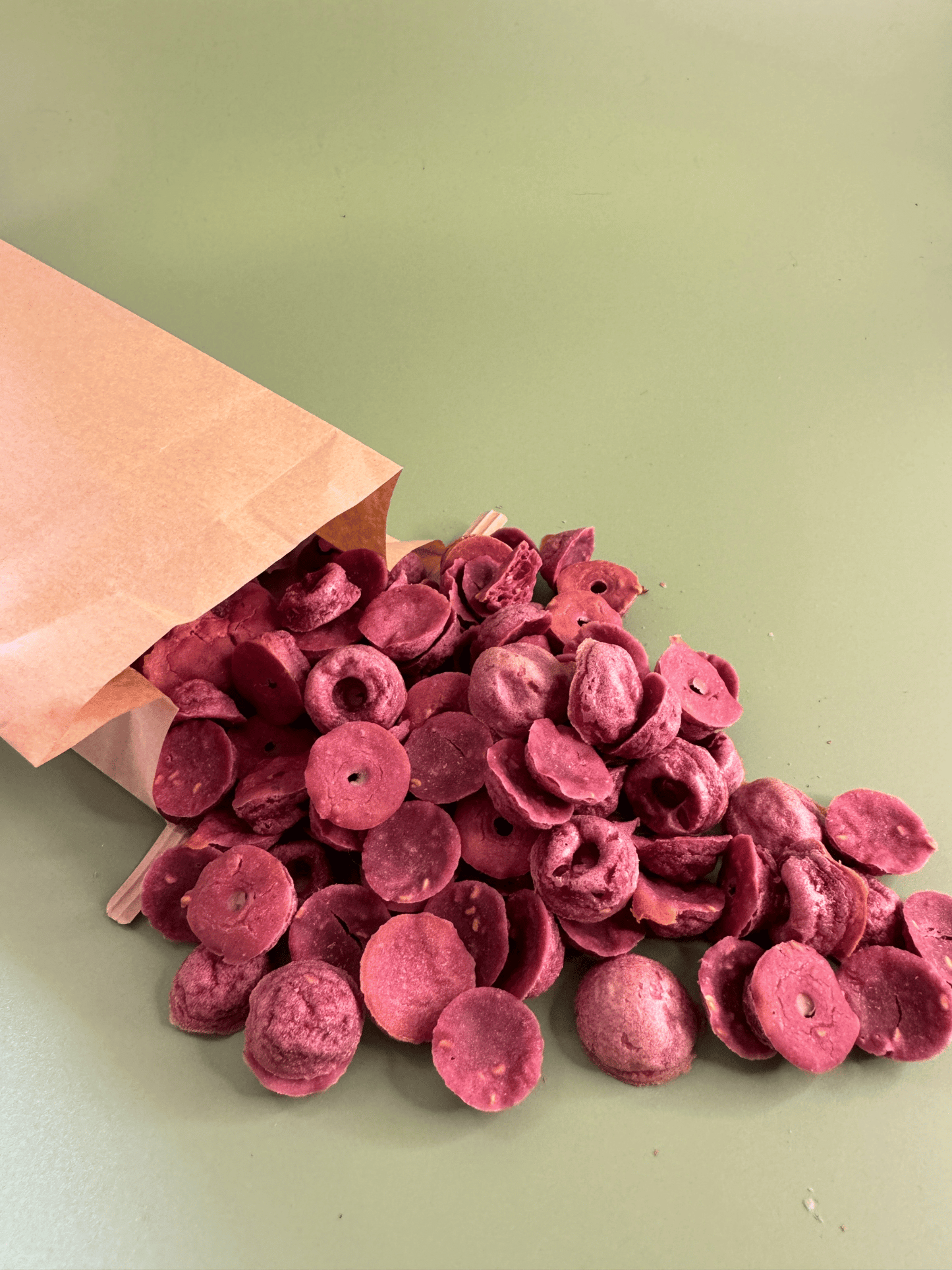 Himbeerdrops für Hunde