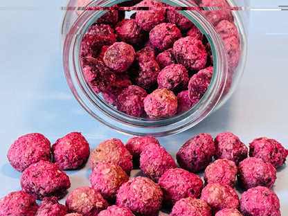 Himbeer-Skyr Pralinen für Hunde, Hundeleckerlies, Hundesnack