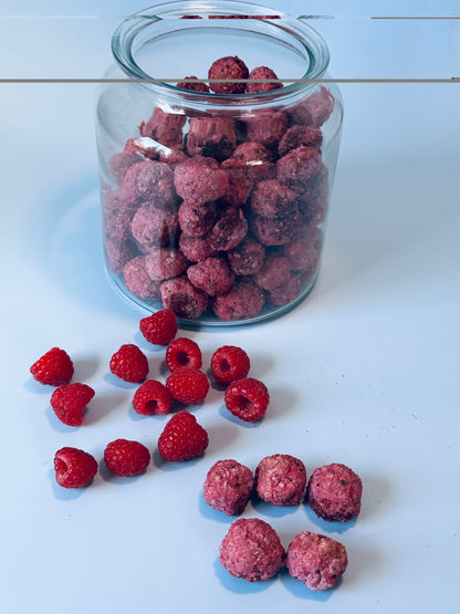 Himbeer-Skyr Pralinen für Hunde, Hundeleckerlies, Hundesnack