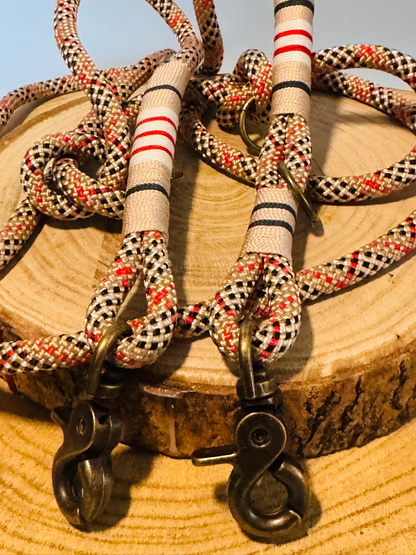 Führleine verstellbar aus Tau für Hunde