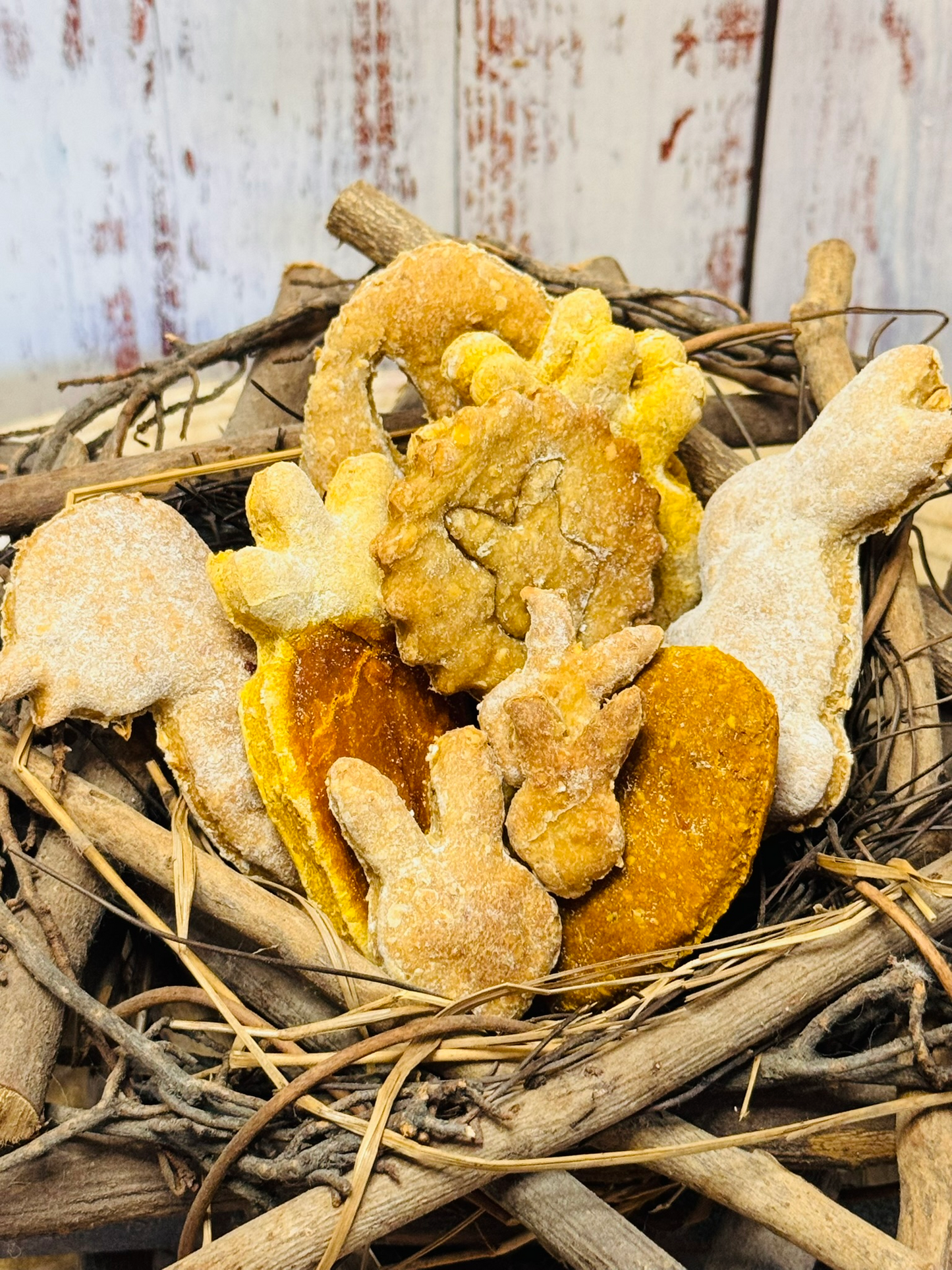 Osternest - Osterkekse für Hunde -